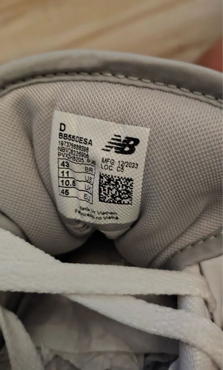 New Balance 550 White Blue - Foto 5