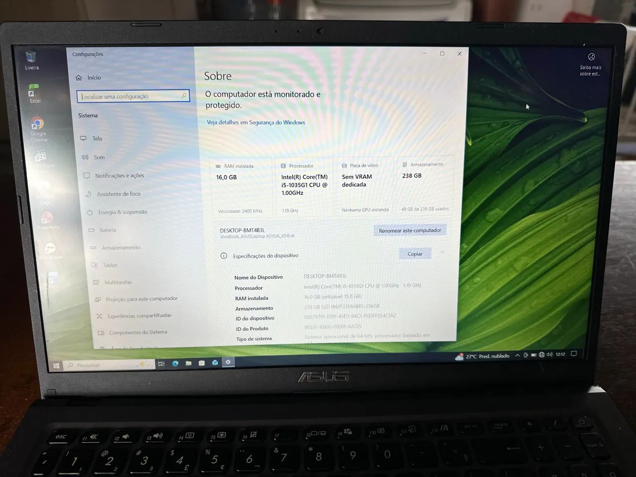 Notebook ASUS i5 10° geração  - Foto 2