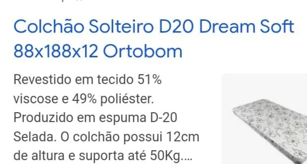 Colchão solteiro com Estampa Floral - Foto 4