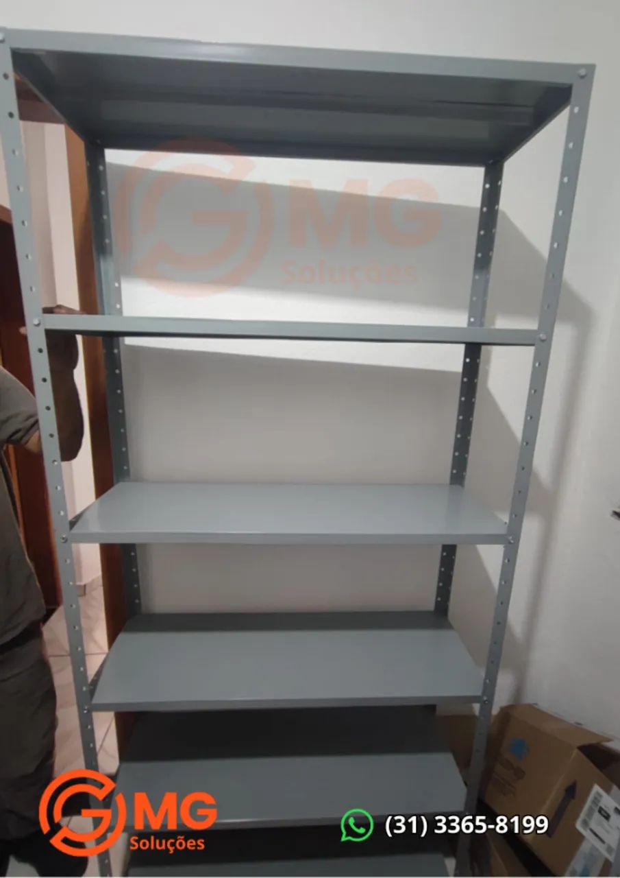 Estante de Aço Multiuso 6 Bandejas