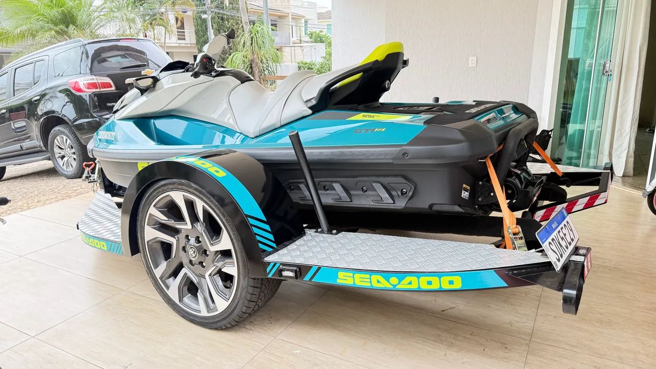 Jet ski sea doo GTI 170 2024 vendo com e sem carreta, aceito proposta a vista dem troca. - Foto 2