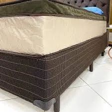 Cama Box Casal e Colchão Ortobom (Molas Ensacadas) - Foto 2