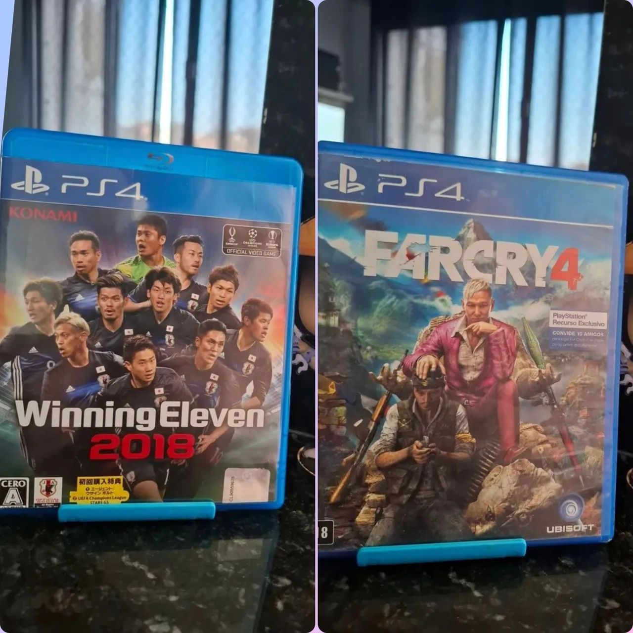 Winning Eleven 2018 + Capa Far Cry 4 - Ps4
