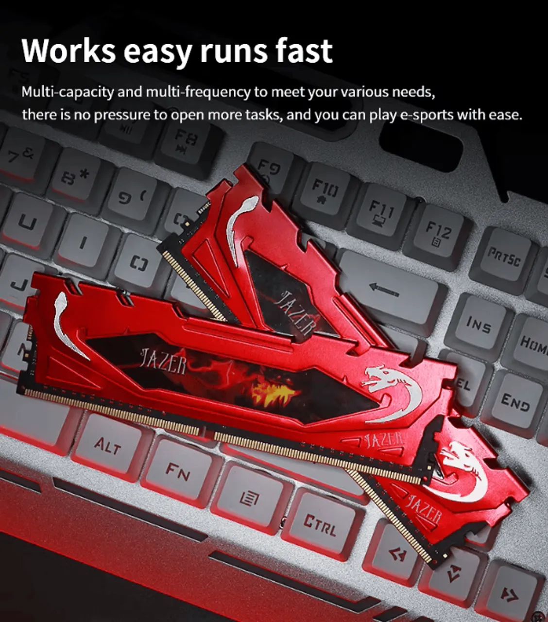 Memória RAM DDR4 8GB 3200MHz XMP JAZER - Foto 5