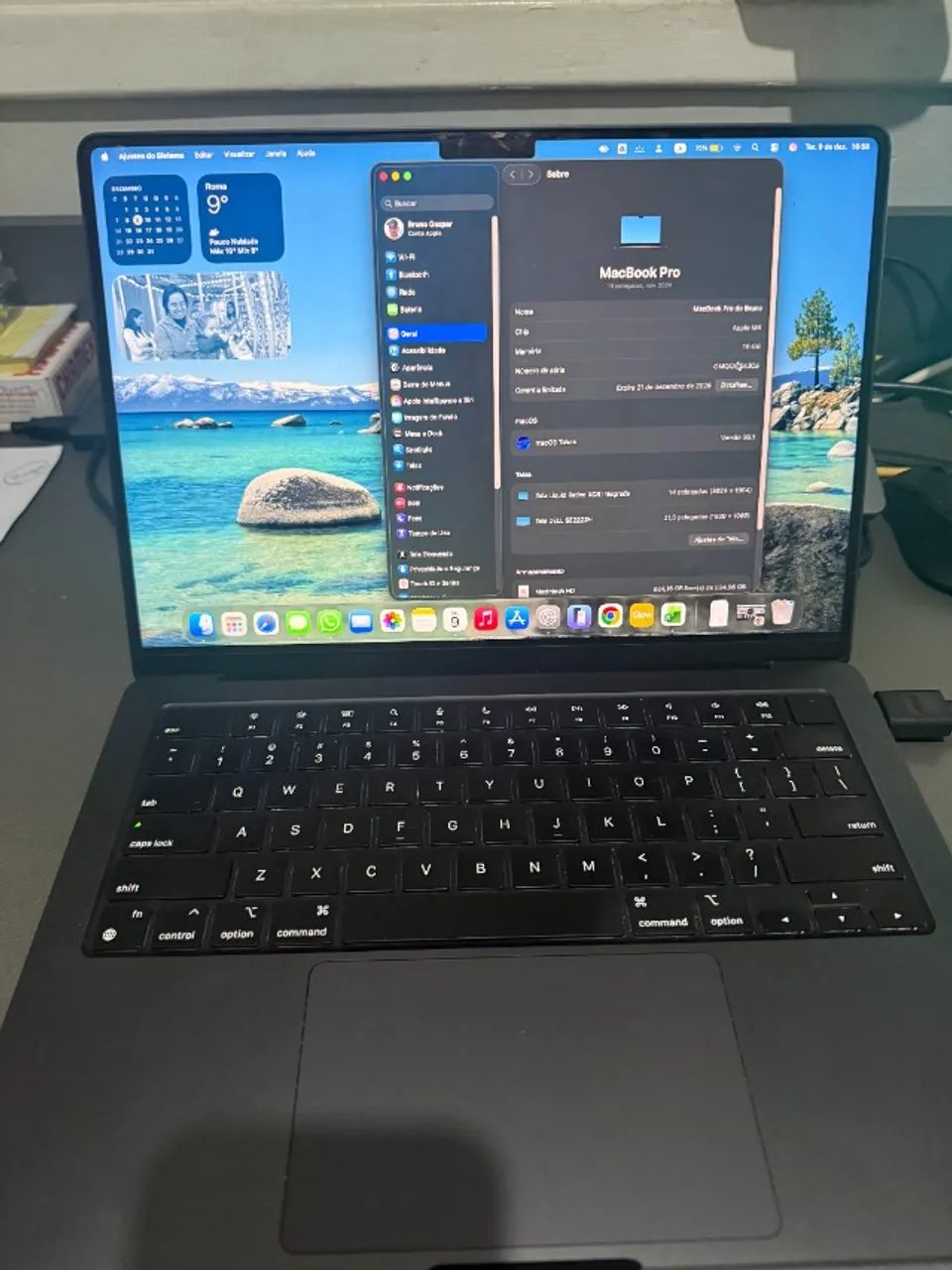 Macbook Pro M4 SSD 1TB - 16GB RAM - Foto 2
