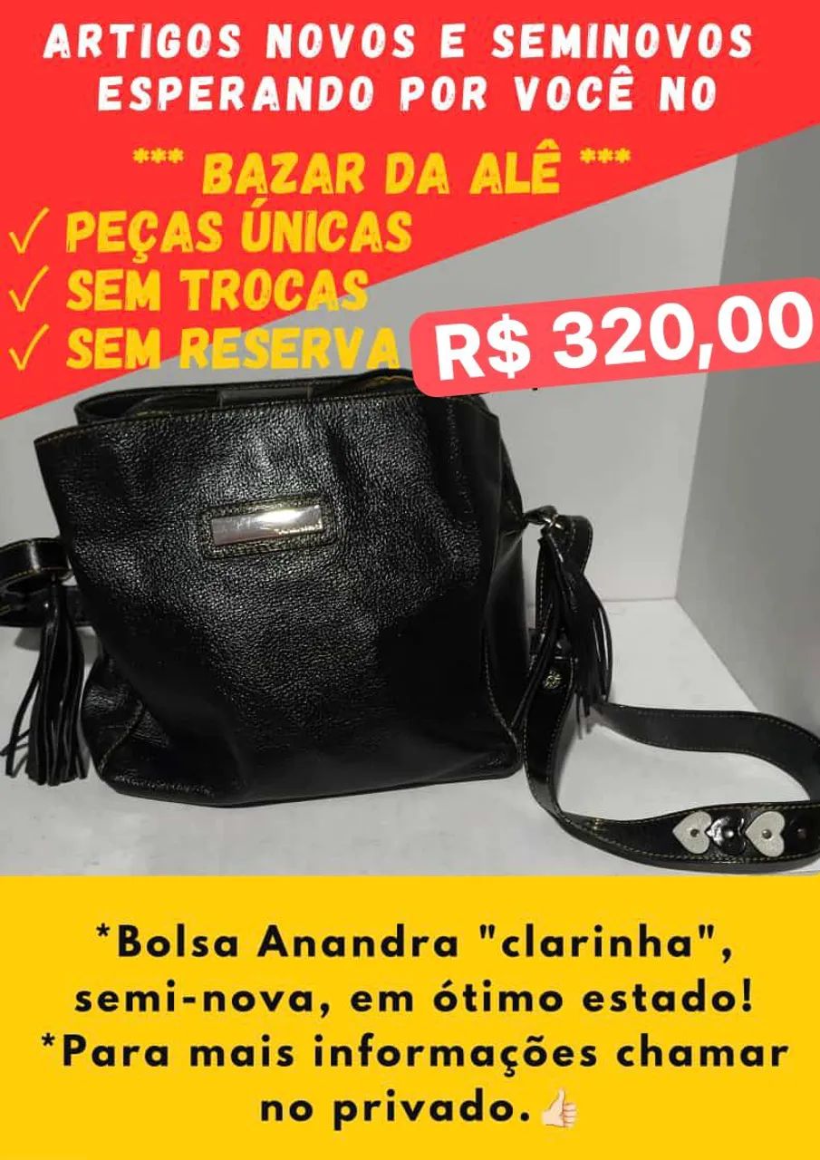BOLSA CLARINHA ANANDRA SEMI-NOVA