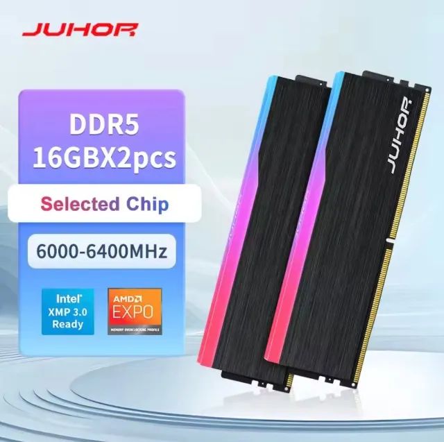JUHOR Memory Ram DDR5 RGB 16GB 6000MHz 64317904689155123