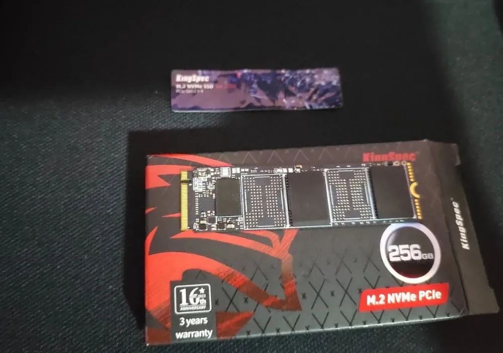 SSD Kingspec NVMe 2280 M.2 PCIe Gen 256GB3 x 4 - Foto 3