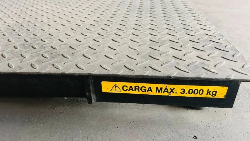 Balança de Piso Toledo 3.000 kg -Impressora Térmica e Rampa - Usada - Foto 4