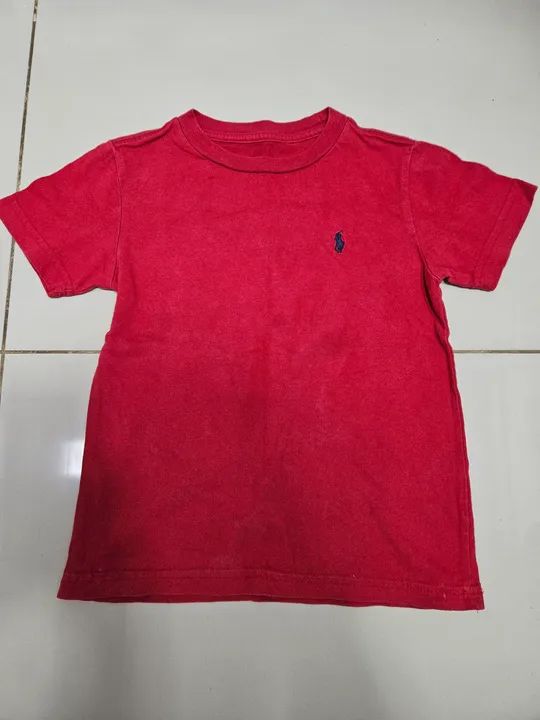 Camiseta Polo Ralph Lauren Vermelha - Tamanho M