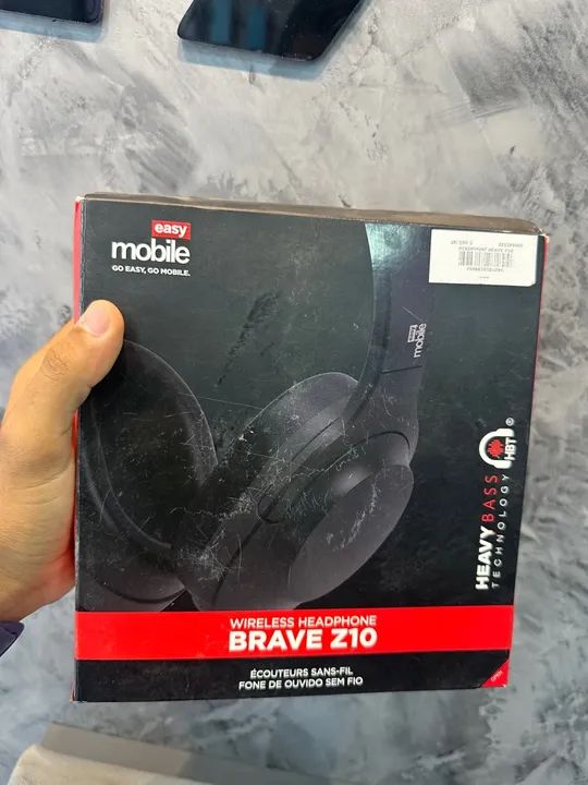 Fone de Ouvido Bluetooth BRAVE Z10 com Design Moderno