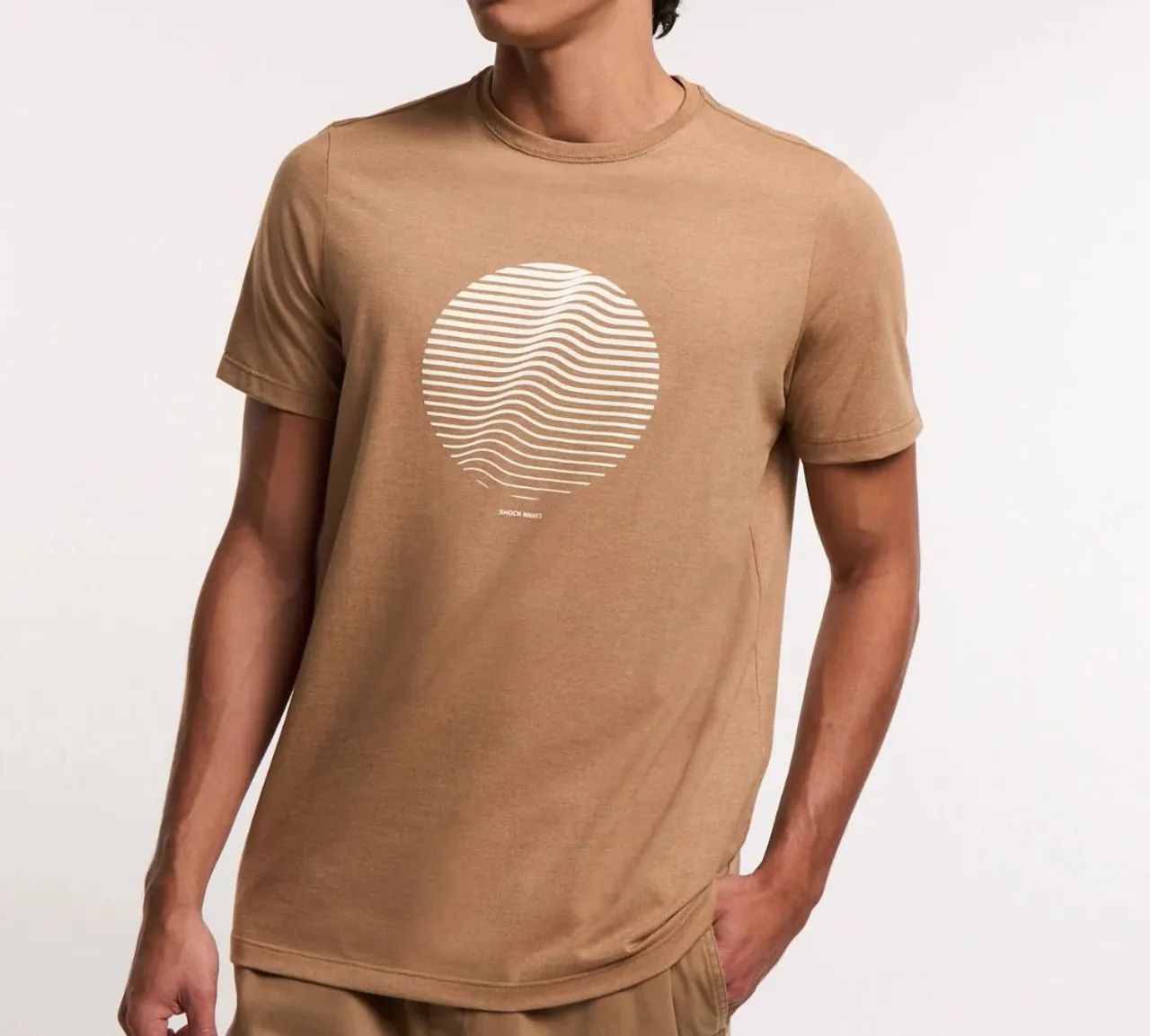 Camiseta Bluesteel M Com Estampa Frontal Onda 