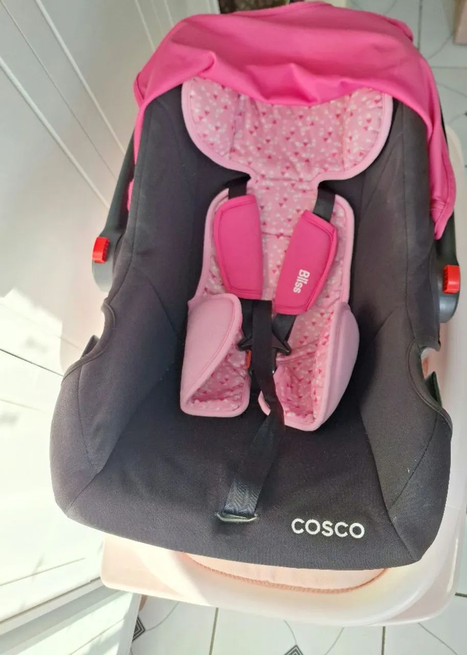 Bebê Conforto Cosco Bliss Rosa - Foto 3
