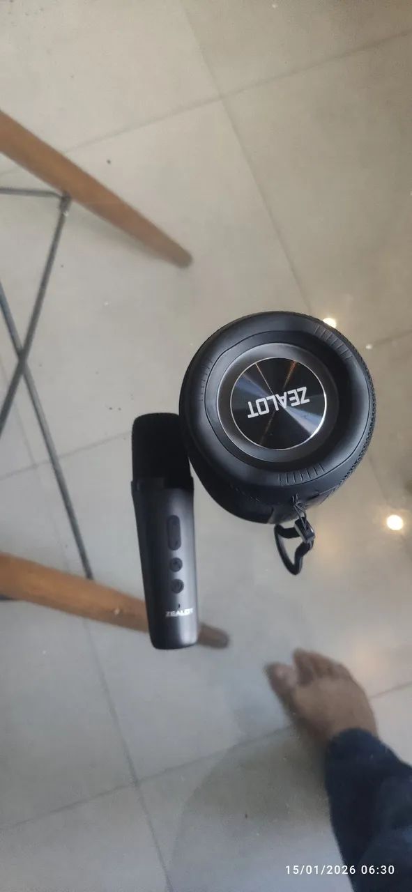 Caixa de som com microfone  - Foto 5