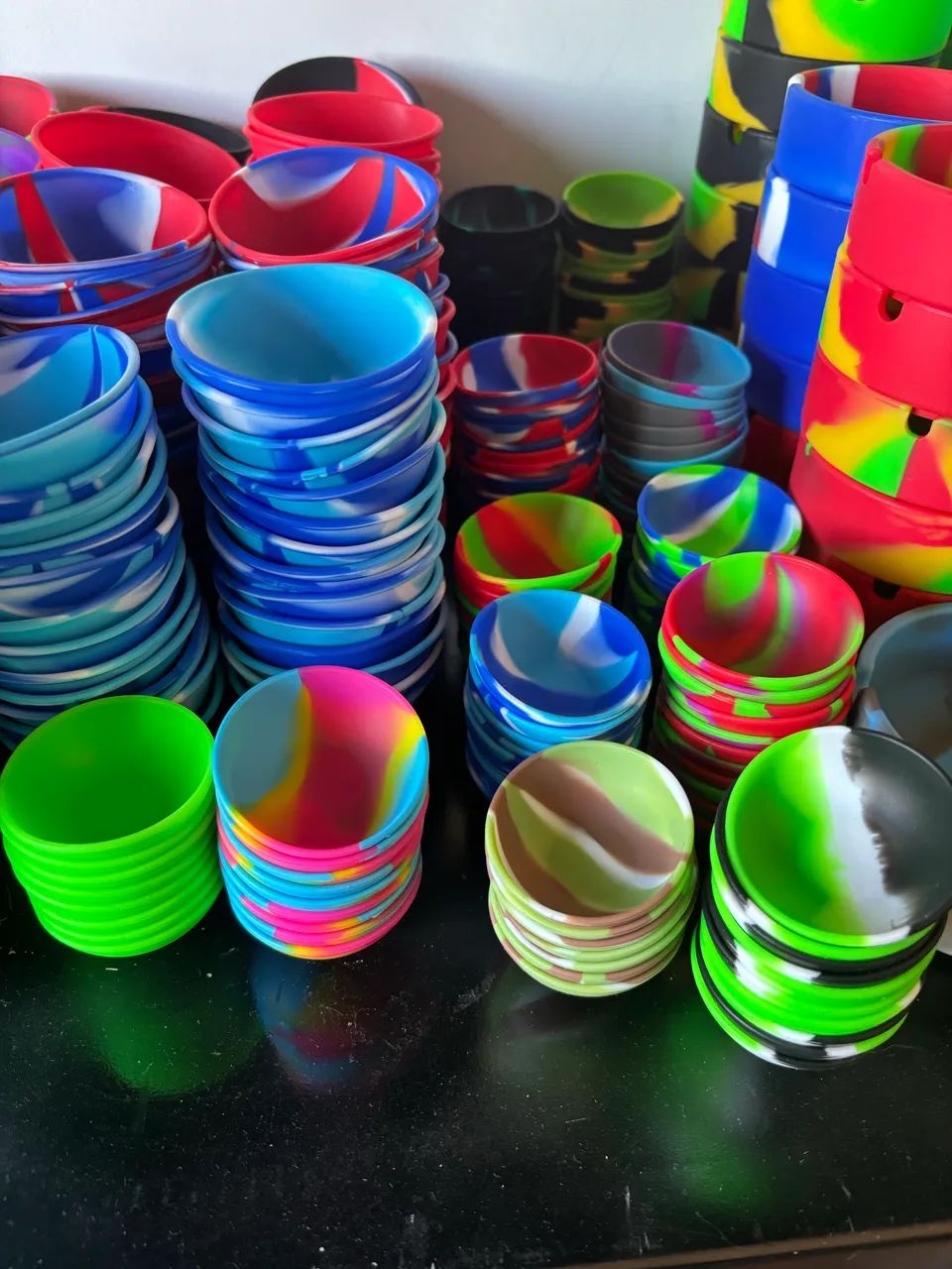 10 Mini cuias novas silicone top escolha sua cor favorita - Foto 2