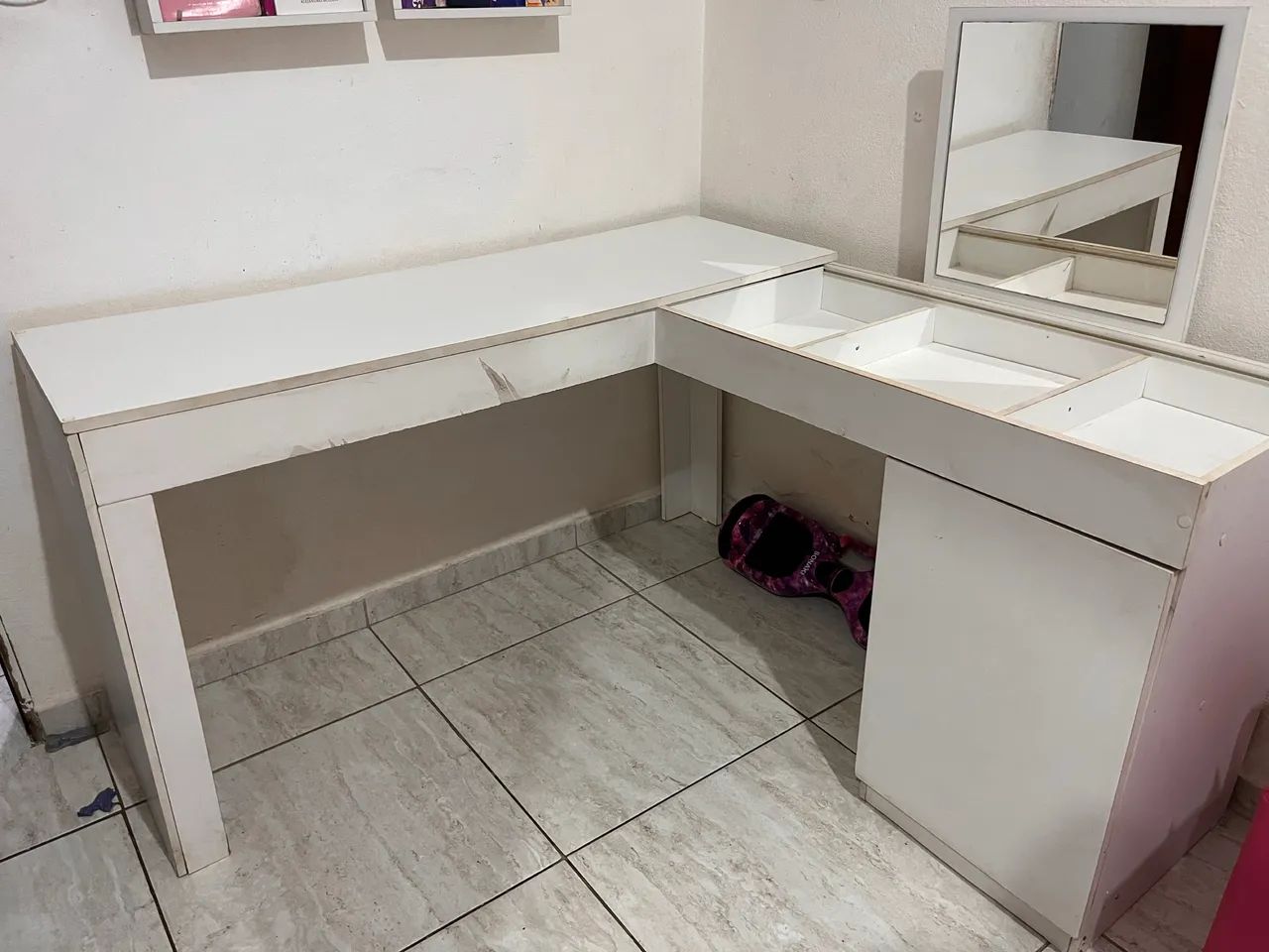 Mesa de estudo e penteadeira - Foto 3