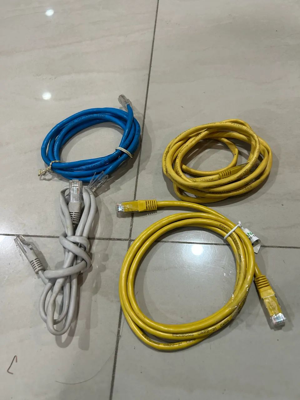 LOTE C/ 4 CABOS DE REDE RJ45 CAT5e - Foto 3
