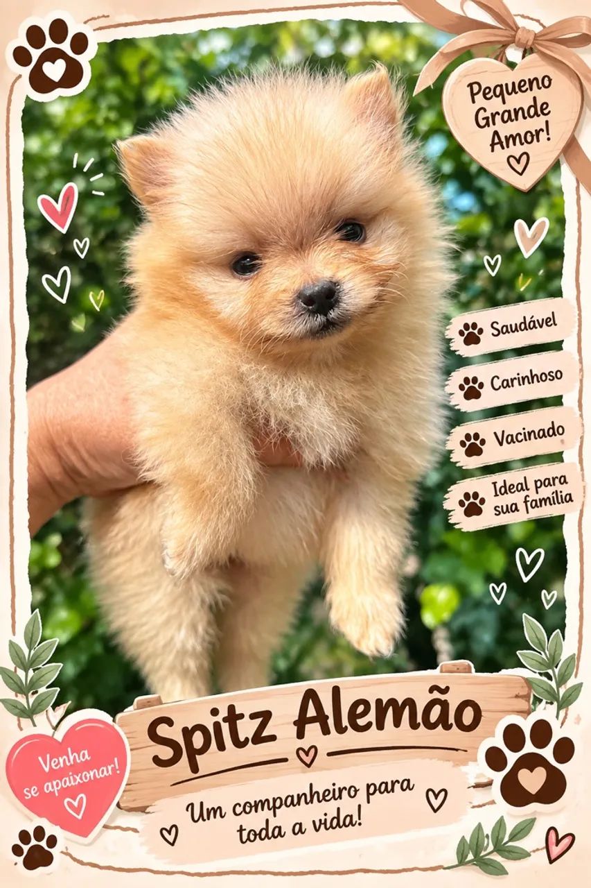 Spitz alemão filhote - Foto 2