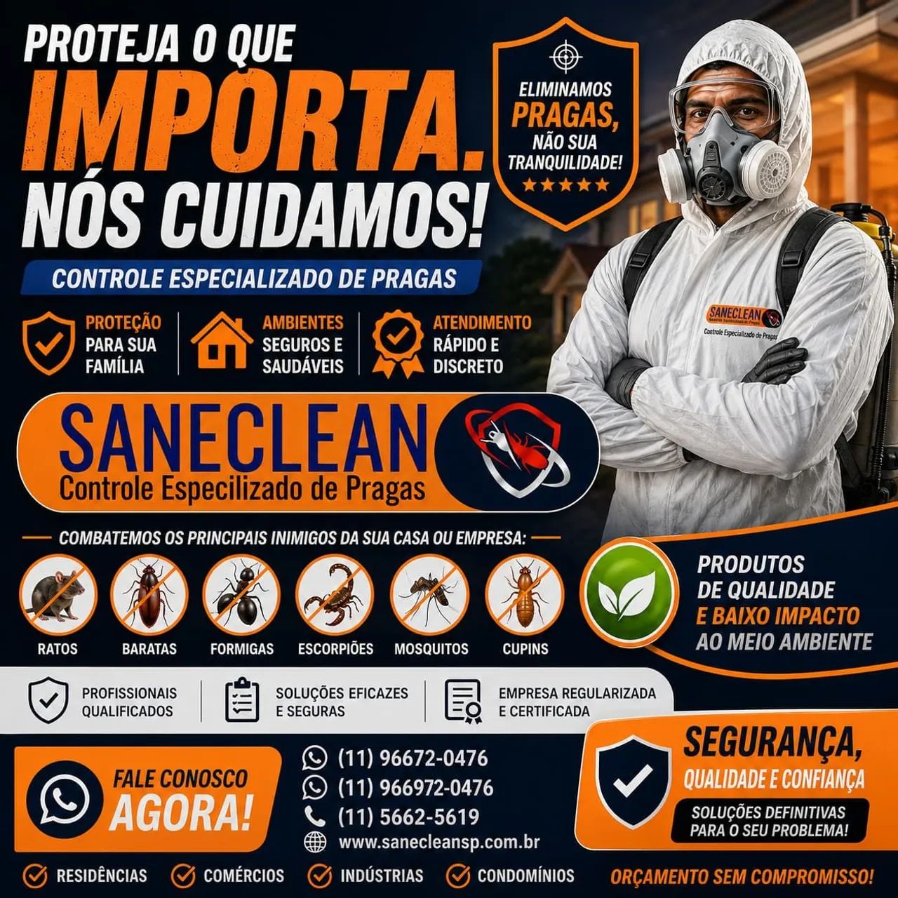 Elimine as pragas-Controle de pragas profissional - orçamento gratis - Foto 3