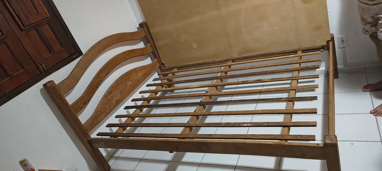Cama de Casal Robusta + Colchão Ortobom Ortopédico Premium - Foto 4