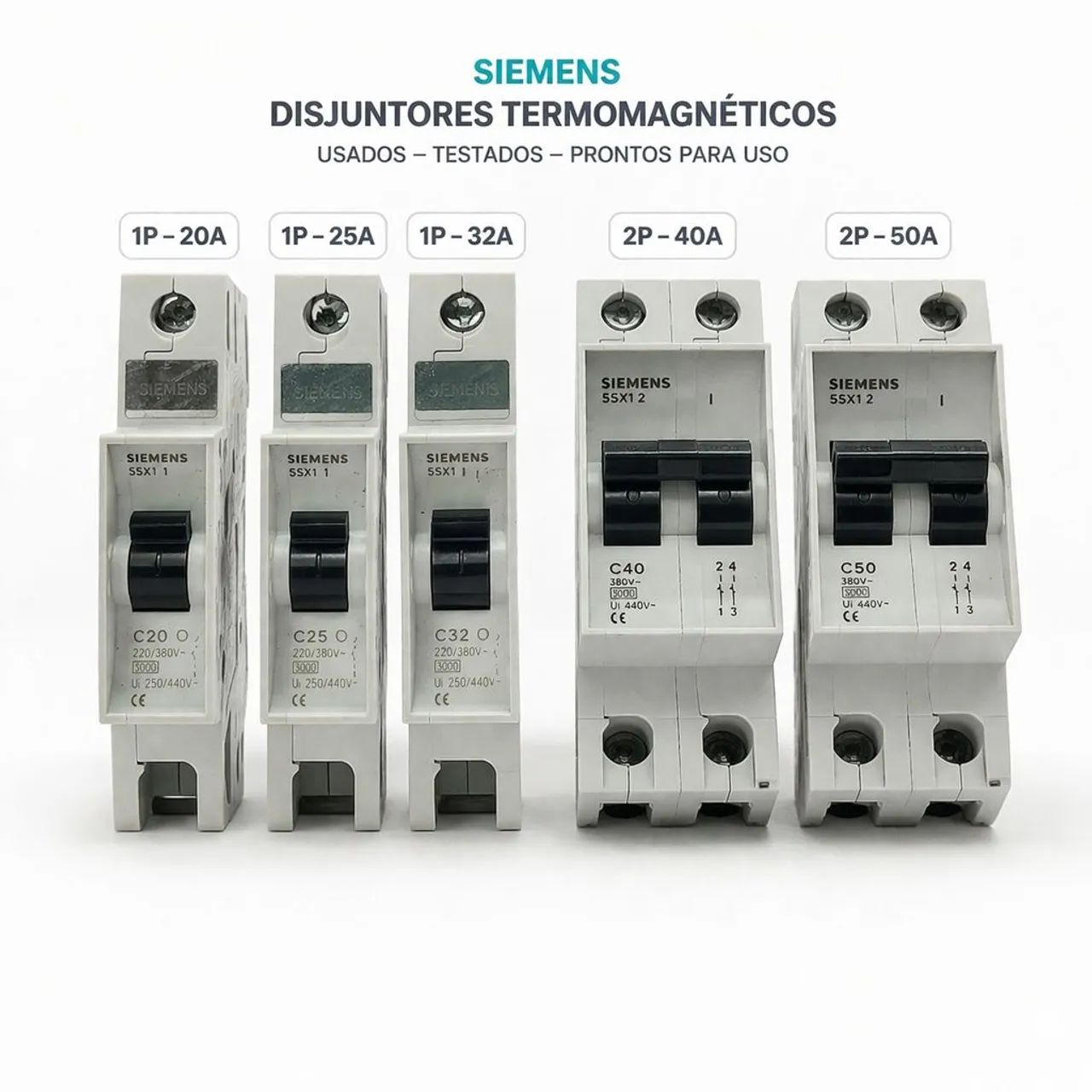 Quadro Disjuntores Siemens ligações externa ou embutir completo pronta entrega  - Foto 2