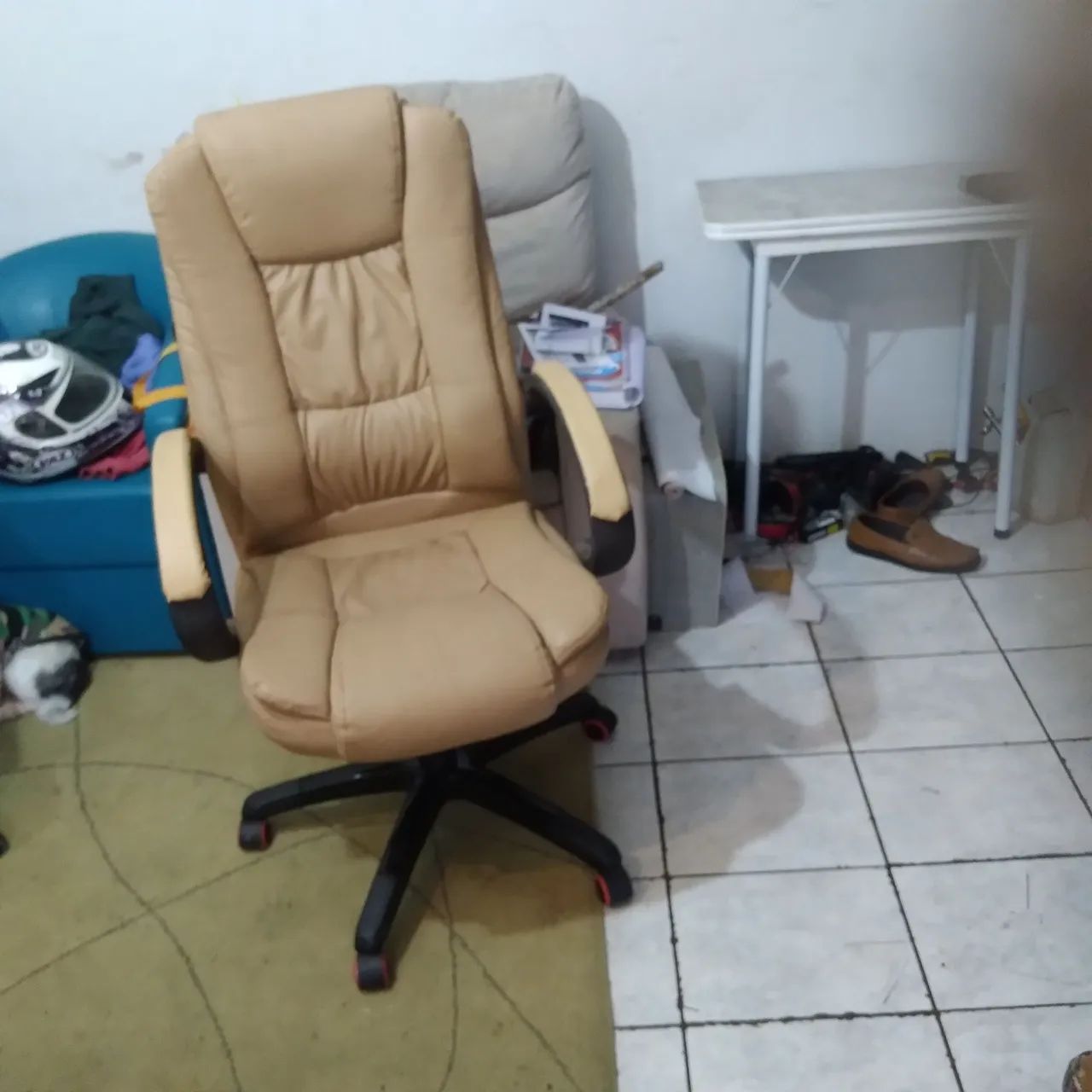 Cadeira  presidente em couro  - Foto 2