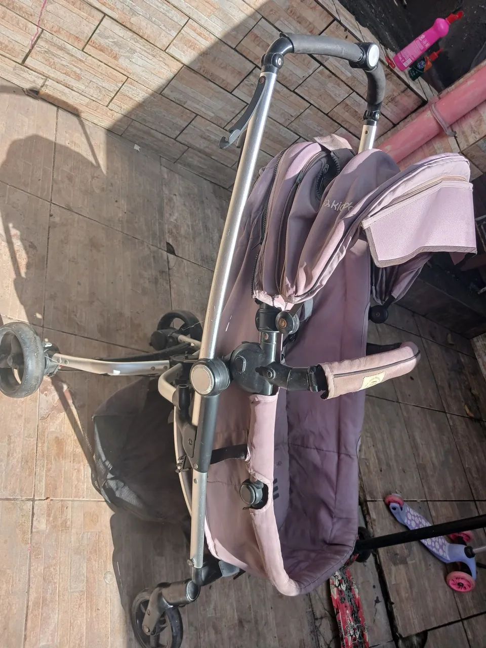 Carrinho moises com bebê conforto marca kiddo aceito oferta  - Foto 3