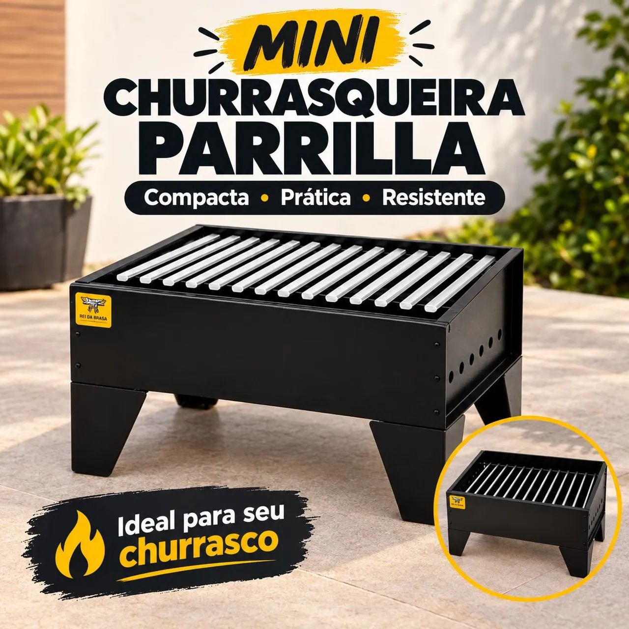Mini Churrasqueira Parrilla