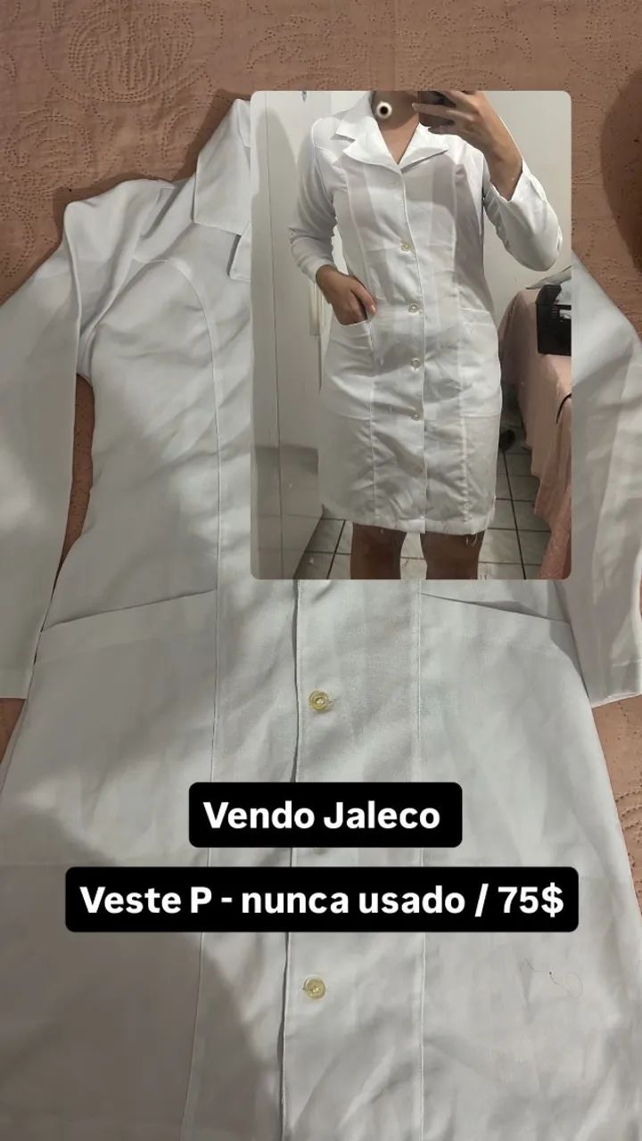 Jaleco Oxford - Nunca usado 