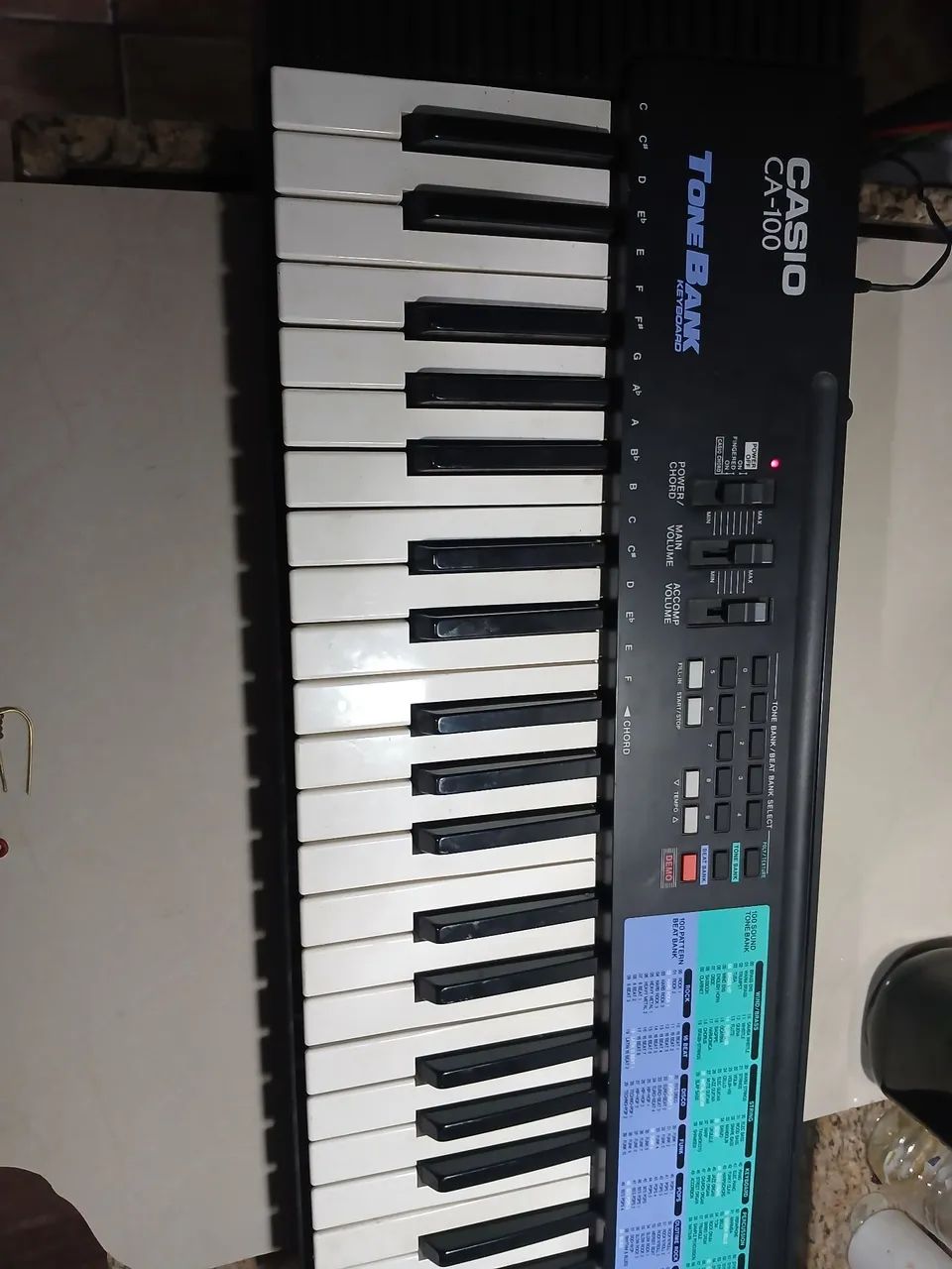 Teclado Cássio CA-100 impecável