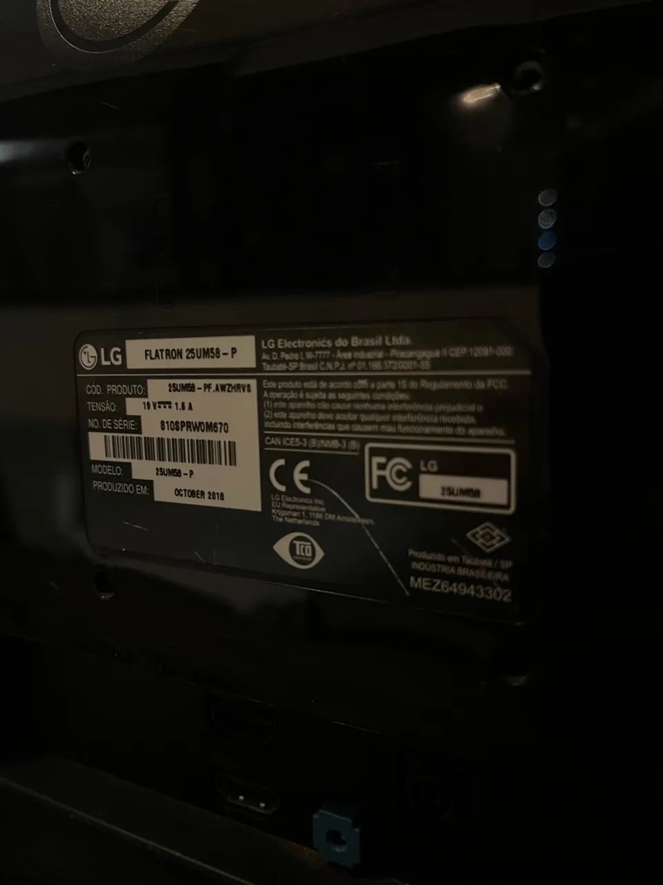 Monitor Ultrawide LG 25 Polegadas - Wide Screen - Foto 4