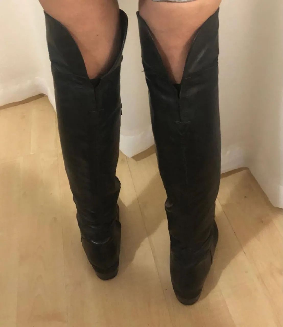 Bota de couro Sioux preta - Foto 4