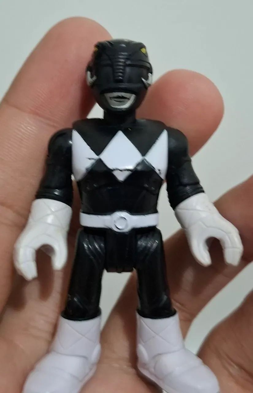 Power Rangers Preto Colecionável Imaginex - Foto 5