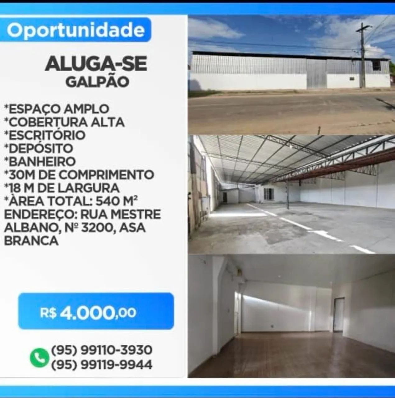 Aluga se galpões em Roraima  - Foto 4