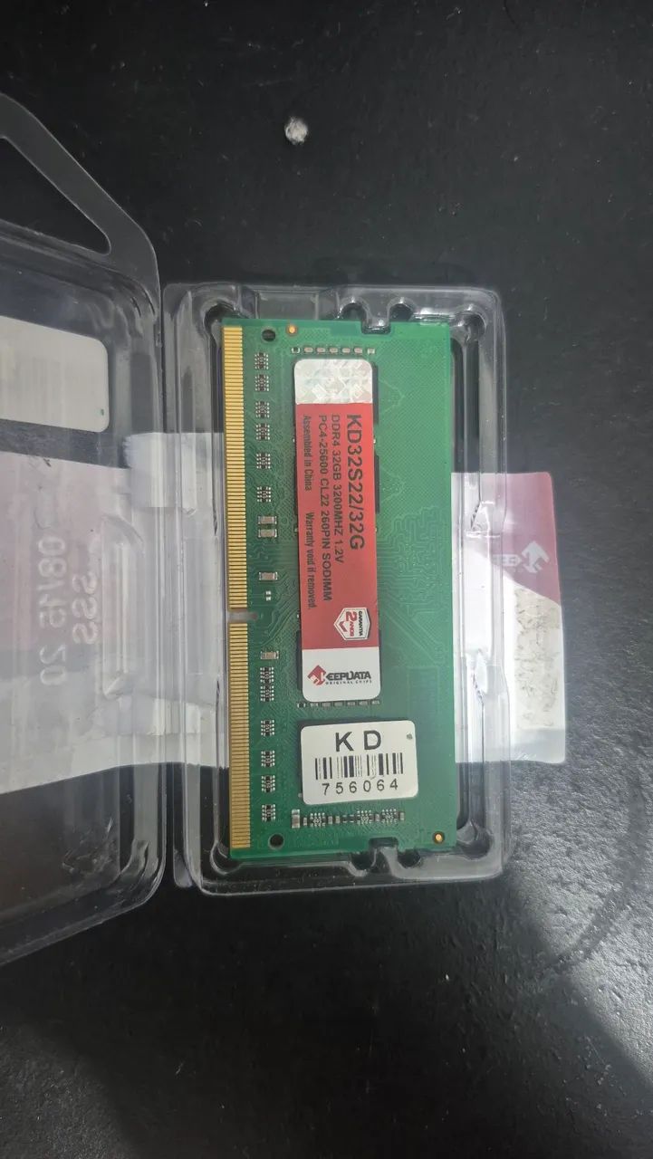MEMÓRIA RAM DDR4 32GB 3200MHz Notebook - KEEPDATA - Foto 2