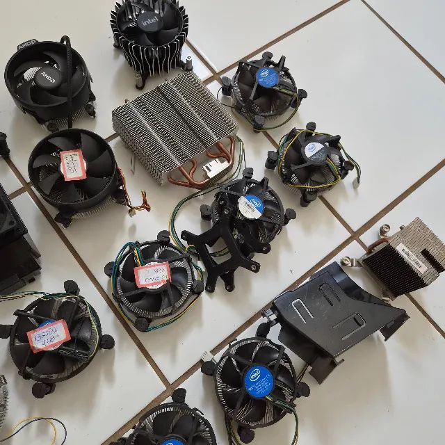 Lote 16 Coolers Processador Intel e AMD + Dissipadores - 19 Itens - Foto 5