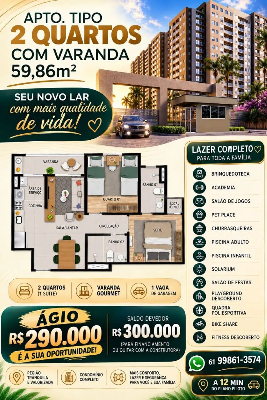 Ágio Alto Sobradinho 