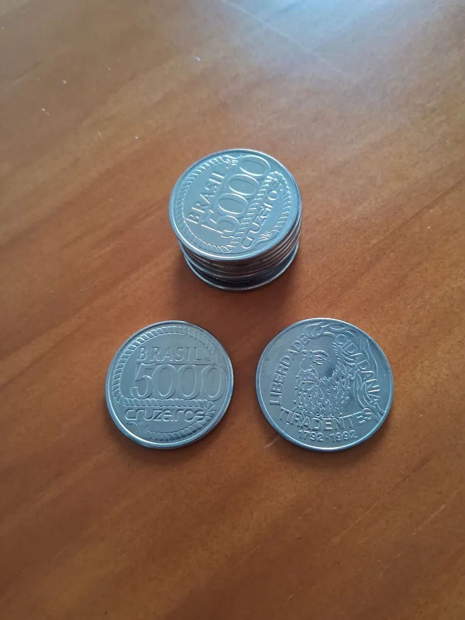 Moeda Usadas de 5.000 Cruzeiros 