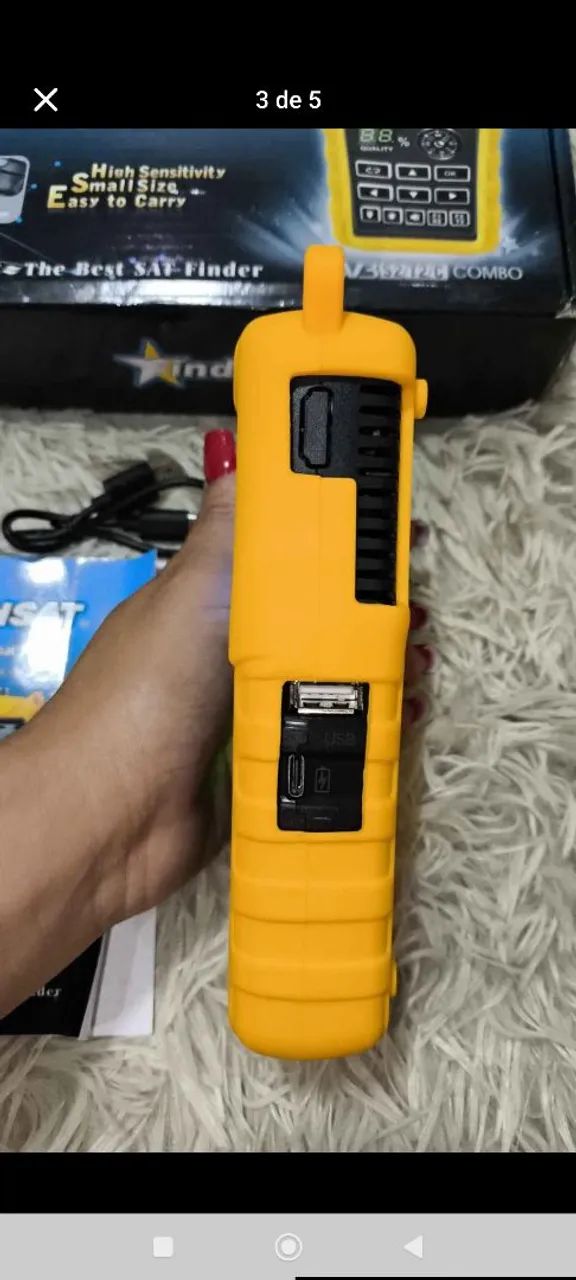 Localizador de Sinal Digital FindSAT VF-6800P Combo (S2 / T2 / C) - Foto 3