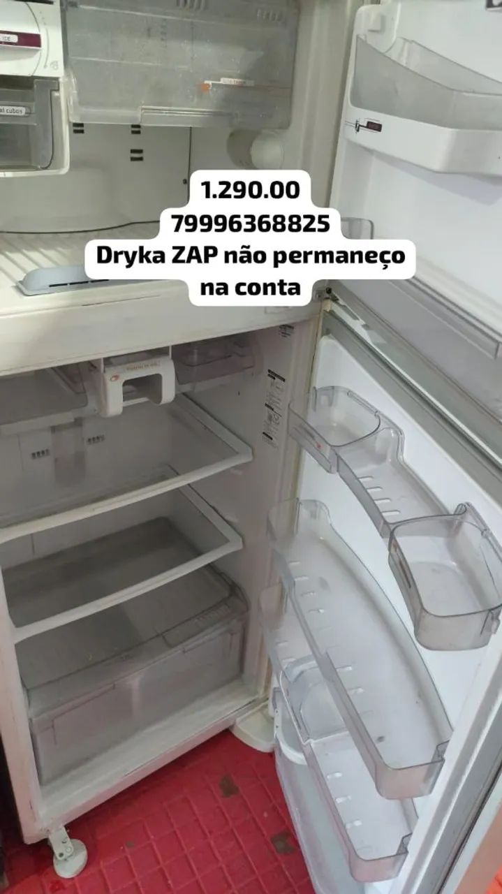 Geladeira inox top..