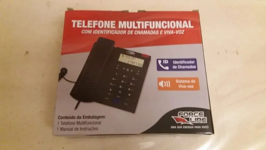 Telefone Fixo Force Line - Modelo 891  - Foto 5