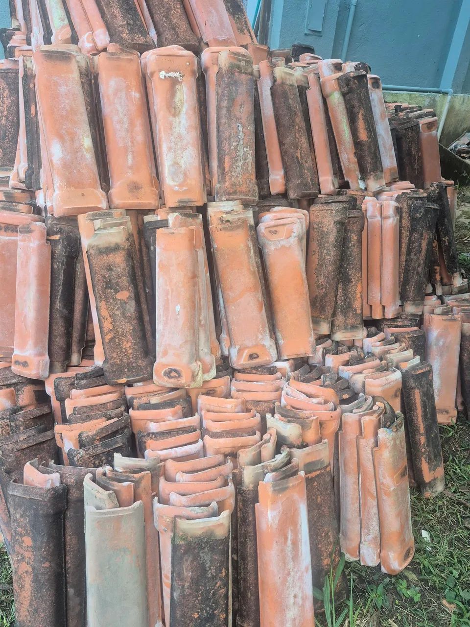 Antique roof tiles