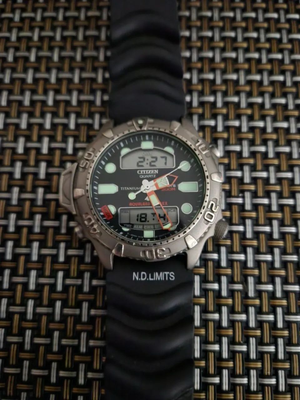 Raridade Citizen aqualand c506 titanium 
