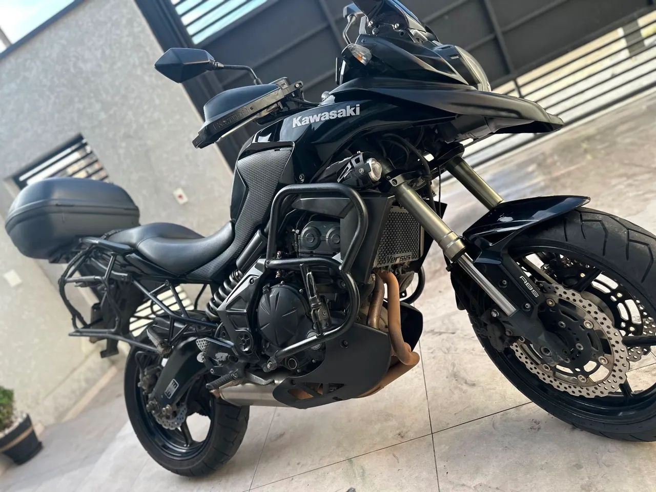 Versys tourer impecável com vários acessórios incluindo os bauletos lateral zero , sem uso - Foto 5