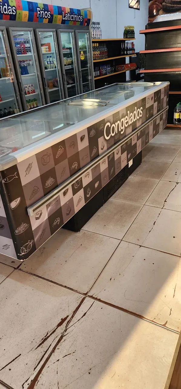 Ilha para congelados fricon 3 metros 