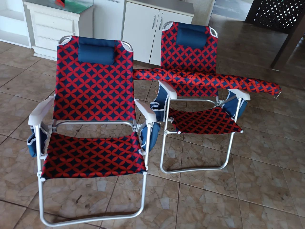 Conjunto cadeira e guarda sol - Foto 2