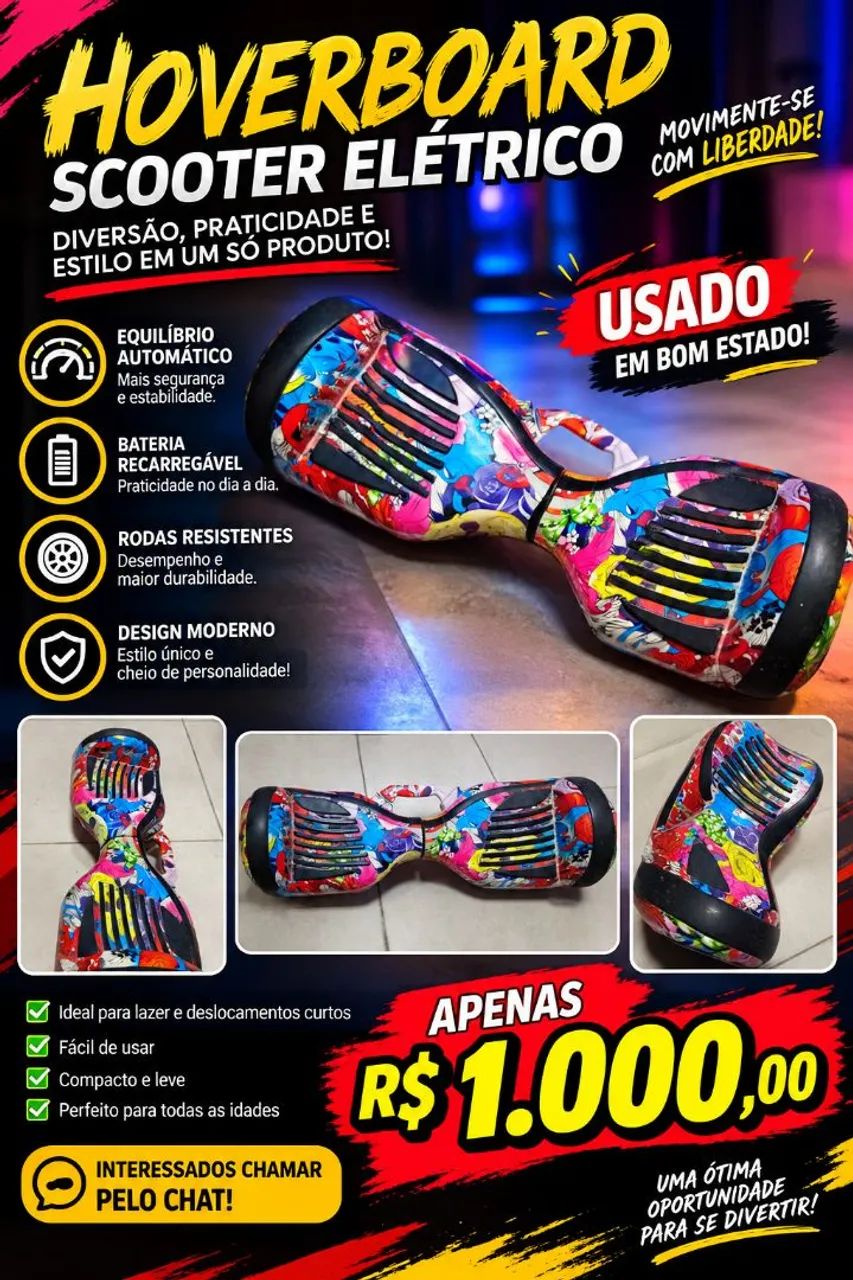 ? HOVERBOARD / SCOOTER ELÉTRICO