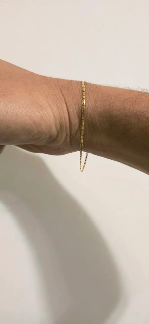 Pulseira de ouro 18k  - Foto 3