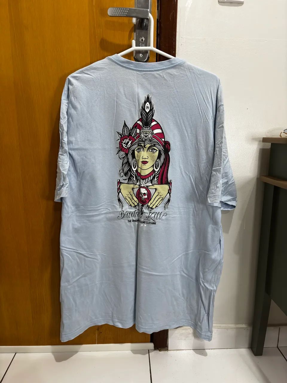 camiseta brutal kill azul g2  - Foto 3