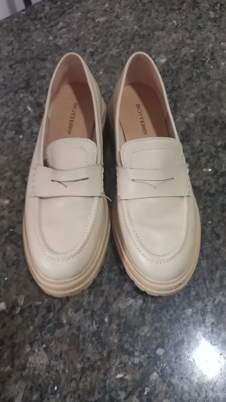 Mocassim Bottero, off white